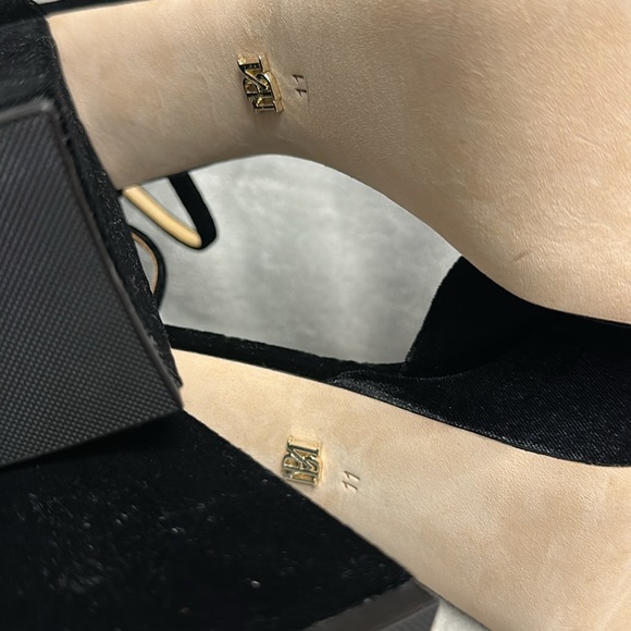 Badgley Mischka Zoelle Ankle Strap Bow Platform High Heel Sandals Size 11 - Picture 8 of 8